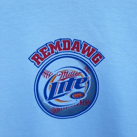 Miller Light Baseball Fan Jersey Vintage - Picture 2 of 3